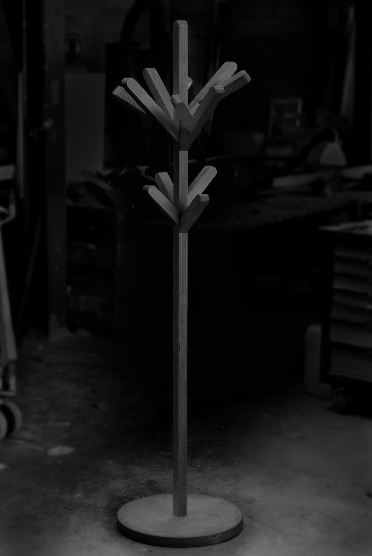Black Bloke Coatstand view 3
